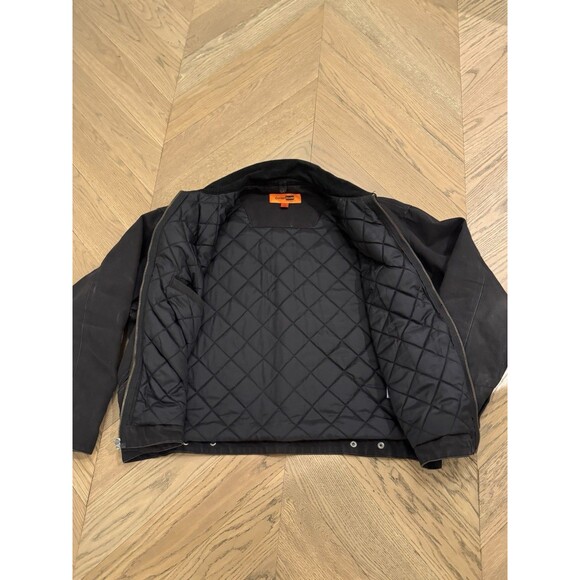 Vintage Ryder Trucking Detroit Jacket CornerStone XL Quilt Lined Workwear Canvas - Picture 7 of 9